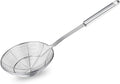 Spider Strainer Skimmer, Swify Stainless Steel Asian Strainer Ladle Frying Spoon with Handle for Kitchen Deep Fryer, Pasta, Spaghetti, Noodle, 5.5 Inch