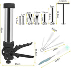 lyrlody Jerky Gun Kits, Sausage Stuffer, Beef Jerky Gun, Sausage Maker Machine, 1LB Stainless Steel Jerky Gun for Ground Meat with 5 Nozzles
