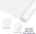 Gartful 2 Pack Silicone Crafting Mats, 15.7" x 11.8" Silicone Mat For Crafts, Large Heat Resistant Sheet For Jewelry Casting, Epoxy Resin, Wax Seal, Drawing, Countertop Protector, Placemat,Translucent