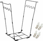 Garden Trash Bag Holder - Outdoor Leaf Bag Support Stand Multi-Use Metal Garbage Bag Holder Frame Holds 30-45 Gallons Bag for Leaves, Camping, Yard Weeding, Lawn Party