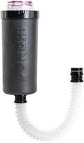 The Kong Skinny Can - Portable Coozie or Bottle Cooler/Cup With Detachable, Expandable, Hose To Funnel Your Drink (Black)