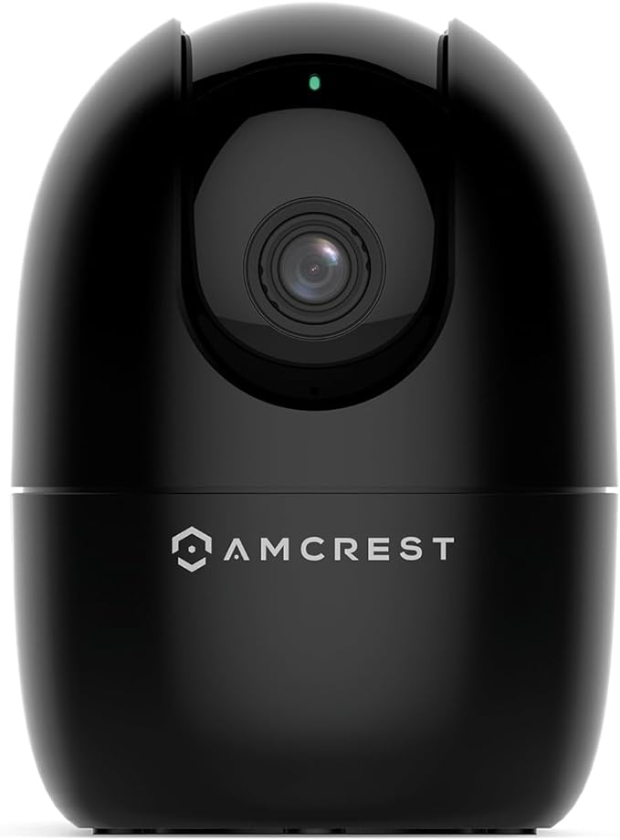 Amcrest 1080P WiFi Camera Indoor, Nanny Cam, Dog Camera, Sound & Baby Monitor, Human & Pet Detection, Motion-Tracking, 2.4Ghz Only, Pan/Tilt Wireless IP Camera, Night Vision, Smart Home ASH21-B