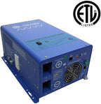 AIMS Power 1500 Watt 12 VDC Pure Sine Inverter Charger 120 VAC Output 50A Charger 30A Transfer Switch ETL Cert to UL458 Standards PICOGLF15W12V120V