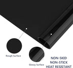 Gartful 2 Pack Silicone Crafting Mats, 15.7" x 11.8" Silicone Mat for Crafts, Large Heat Resistant Sheet for Jewelry Casting, Epoxy Resin, Painting, Counter Table Protector, Placemat, Nonstick, Black