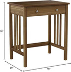 Convenience Concepts Designs2Go Mission Desk with Keyboard Drawer, Driftwood