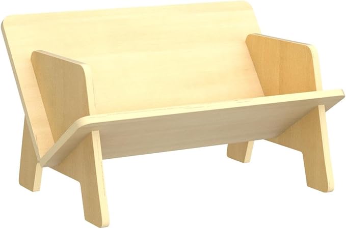 Wood Bookcase, Tilted Bookcase,Desktop Bookshelf Simple Tabletop Tilted Bookcases for Books Magazine CD,Desk Organizers and Storage Rack in Living Room/Office/Home.