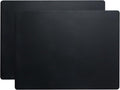 2Pcs Black Silicone Placemats, 15.7"x 11.8" - Kitchen Counter & Baking Silicone Mats
