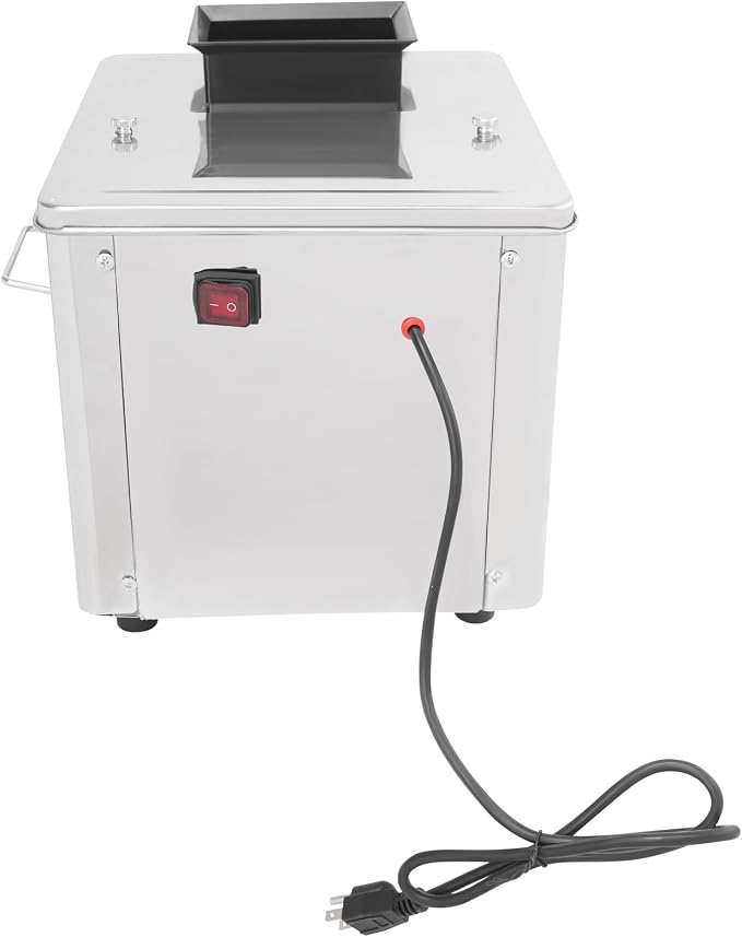 Meat Cutter Machine, 850W Electric Meat Slicer Shredded Cutting Machine, 5mm Commercial Stainless Steel Blade Shredder, 330lbs/h for Boneless Pork Chicken Fish Vegetables (5mm)