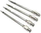 4pcs Injector Needle for Barbecue, Stainless Steel Marinade Turkey BBQ Meat Injector Needle Kitchen Accessories Party Home Supplies