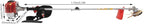 26cc Gas Weed Wacker, 2-Stroke Weed Eater, 2T Cutting Blade 8500r/min 650W 33.8 Oz Fuel Tank Power Single-Cylinder Air-Cooled Side-Mounted Engine Pole Saw String Trimmer W/Oil Pot, Goggles