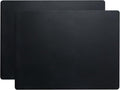 Large Silicone Craft Mats, YACEYACE 2Pcs 24"x 16" Large | Silicone Table Mat, Black Mat for Jewelry,Heat Resistant, Kitchen Counter
