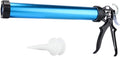 Sealant Sausage Caulking Gun Aluminium-600ml/20oz - 12:1 Thrust Ratio (Blue)