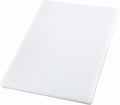 Winco 15" x 20" White Heavy-Duty Plastic Cutting Board (Set of 4) | Dishwasher safe, Stain resistant, Minimizes dulling, Great for Charcuterie, Cheese, Appetizers and Buffet Displays