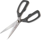 TECHEF Kitchen Shears, All Purpose Scissors, Dishwasher Safe, Heavy Duty Meat Scissors Poultry Shears, Stainless Steel, Made in Korea (Dark Gray)