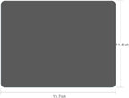 Silicone Placemats, Food-Grade Non-Slip Waterproof, Dining, Stain Resistant, Countertop Protector, Kitchen Counter Mat, Heat Resistant, Baking mat Dishwasher Safe (15.7x11.8Inch-4pack, Gray)