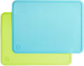 Munchkin® Spotless™ Silicone Placemats for Kids, 2 Pack, Blue/Green