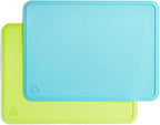 Munchkin® Spotless™ Silicone Placemats for Kids, 2 Pack, Blue/Green