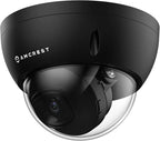 Amcrest 5MP POE Camera, Outdoor Vandal Dome Security POE IP Camera, 5-Megapixel, 98ft NightVision, 2.8mm Lens, IP67, IK10 Resistance, MicroSD 256GB (Sold Separately), Cloud, NVR (IP5M-D1188EB-28MM)