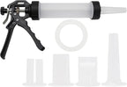 Hoypeyfiy Manual Sausage Stuffer, Homemade Sausage Filling Tool with Stuffing Tubes and Filling Nozzles, Hand Meat Filling Machine Salami Maker for Kitchen BBQ