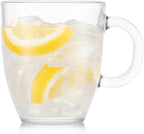 Bodum 12oz Bistro Coffee Mug Single-Wall Tempered Glass, 8 Pack, Clear