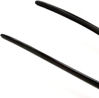 Todai 9.4-Inch Stainless Steel Non-Slip Yakiniku BBQ Tongs (Black)