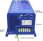 AIMS Power 2000 Watt 12 VDC Pure Sine Inverter Charger 120 VAC Output 70A Charger 30A Transfer Switch PICOGLF20W12V120VR