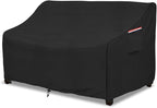 okcool Heavy Duty Patio Sofa Cover, 100% Waterproof 3-Seater Outdoor Sofa Cover Fits up to 79W x 38D x 35H Inches, Lawn Patio Furniture Covers,Black