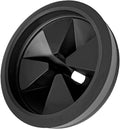 3 1/8 Inch Garbage Disposal Sink Baffle Splash Guard, Quiet Collar, Black Rubber, Perfect Fit for Insinkerator, Moen, Waste King, GE Disposer