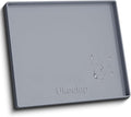 ukeetap 25" x 22" Extra Thick Silicone Mat Waterproof with Raised Edge, Under Sink Mat for Kitchen & Bathroom, Kitchen Cabinet Liner, Multi-Purpose for Storage & Protection, Gray