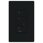 Lutron Caseta Original Smart Dimmer Switch (Lutron Smart Hub Required), for LED Lights, 150 Watt, Single-Pole/3-Way, No Neutral Required, PD-6WCL-BL-10-Pack, Black, 10 Pack