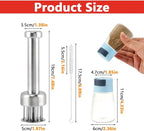 Meat Tenderizer Tool, 304 Stainless Steel Meat Mallet with 21 Ultra-Sharp Tenderizer Needles for Tenderizing Beef, Turkey, Chicken, Steak, Dishwasher Safe