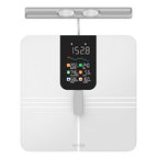 Wyze Smart Scale BodyScan with Handle, 8-Electrode Body Composition Scale for Body Weight, BMI, Body Fat, Muscle Mass, Segmental Analysis, 400 lbs, White