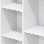 Furinno Luder Bookcase / Book / Storage , 11-Cube, White