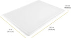 Farberware Cutting Board for Kitchen, Extra Large 15 x 20 Inch Plastic Cutting Board with Deep Juice Groove, Reversible, Dishwasher Safe, White