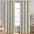 H.VERSAILTEX Blackout Curtains for Bedroom/Living Room, Length 63"/72"/84"/96"/108", Multi Colors, Room Darkening Thermal Insulated Grommet Window Curtains - 2 Panels
