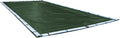 Robelle 30 x 50 ft Heavy Duty Green Winter Pool Cover for Inground Pools, 5 ft Overlap (35 x 55 ft Cover Size), Solid 8 x 8 Scrim, 2.36 oz/yd2, 10-Year Warranty, Style: 323050R
