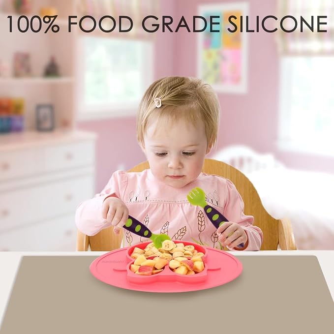 Extra Large Silicone Mat, Kitchen Counter Mat Placemats for Kids Silicone Mats for Countertop, Nonstick Silicone Table Mat for Pastry Crafts Baking Heat-Resistant Silicone Pad, 27.6'' x 19.7'' 1 Pack