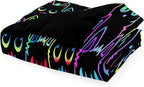 Cat Comforter Set for Girls Room - Colorful Cartoon Cats Bedding Set for Girls Bedroom Girls Room Decor Ultra Soft Cats Comforter Set for All-Season with 1 Comforter and 2 Pillowcases, Queen Size