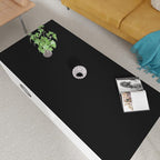Table Pad - 28x72 Inch Waterproof Easy to Clean Can Conceal Flaws Protector The Table Top from Scratches Used for Coffee Table (Black+Black 28x72)