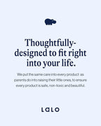 Lalo Silicone Placemat for Toddlers & Babies - Non-Slip Kids Placemat for Restaurants & Dining Tables - Non-Toxic & BPA Free Safe - for Ages of 4 Months and Up - Blueberry
