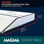 Magma Products Combination Bait/Filet Mate and Levelock Rod Holder Mount