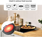 Korean BBQ 1 IH Griddle Grill Pan with Bag, Nonstick Coating, All Stove(Gas, Electric & Induction), Indoor Outdoor Griddle(12in)