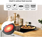Korean BBQ 2 IH Griddle Grill Pan with Bag, Nonstick Coating, All Stove(Gas, Electric & Induction), Indoor Outdoor Griddle(14in)