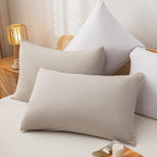 King Comforter Set Tannish Grey Solid Color Lightweight Bedding Comforter Sets 3pcs (1 Comforter, 2 Pillowcases) Soft Microfiber Down Alternative Comforter for All Season