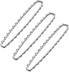 3Pcs 16 Inch Chainsaw Chain, 3/8" LP Pitch .050" Gauge 56 Drive Links,Replacement Chains for Portable Mini Chainsaw, Guide Saw Chain for Chainsaws (16"-56DL-3/8"LP .050"-3pcs)