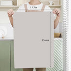 Silicone Placemats, Food-Grade Non-Slip Waterproof, Dining, Stain Resistant, Countertop Protector, Kitchen Counter Mat, Heat Resistant, Baking mat Dishwasher Safe (25.6"×17.7"-1pc Thicken White Gray)