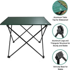 VILLEY Portable Camping Side Table, Ultralight Aluminum Folding Beach Table | Lightweight & Portable, Aluminum Folding Table with Carry Bag for Camping, Outdoor Cooking, Beach, Picnic, Boat & Travel