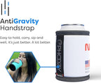 PHOOZY Insulated Can Cooler for 12 oz Cans - Patented Drink Sleeve with NASA-Inspired Technology - Keeps Beer, Soda & Sparkling Water Cold Longer - Lightweight Outdoor Can Holder - Space White