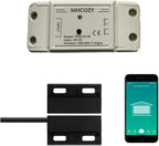 5V WiFi Smar Garage Door Opener Remote Controller,Monitor Garage Open Close Status by Phone Tuya app Anywhere,Compatible with Alexa Google Home