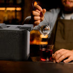 TINANA Clear Ice Ball Maker, 2.5” Crystal Clear Ice Cube Tray Make 2 Large Sphere Ice Balls for Whiskey Cocktails & Bourbon